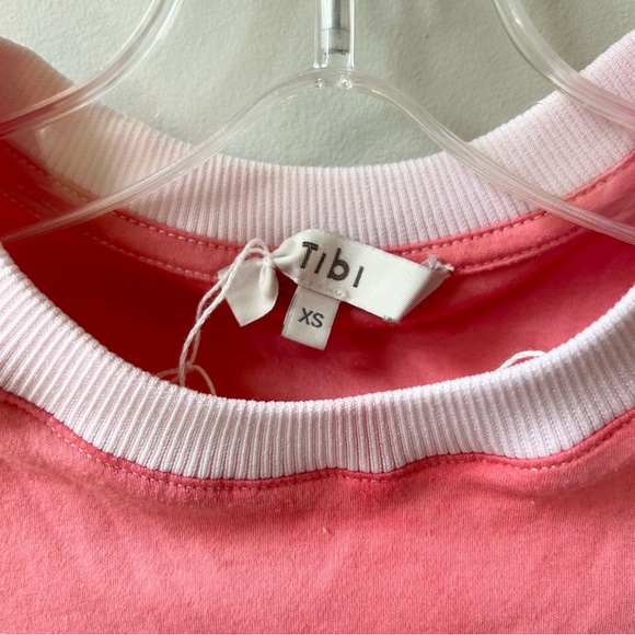 NWOT Tibi padded shoulder tie dye t-shirt - Picture 2 of 9